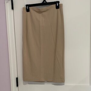 Forever 21 Tan Pencil Skirt